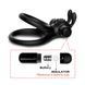 Эрекционное кольцо с вибрацией BOSS SERIES Traveler Cock Ring Stay Hard, черное 52-00039 фото 6
