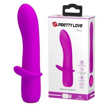 Вібратор PRETTY LOVE - TROY 12 FUNCTIONS USB BI-014607 фото