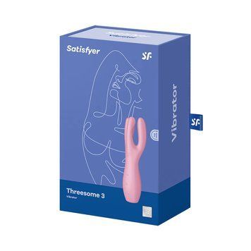 Клиторальный вибратор SATISFYER Threesome 3, розовый 73-4037158 фото