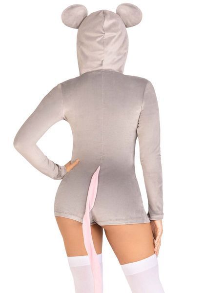 Комбінезон-костюм миші Leg Avenue Comfy Mouse L, з капюшоном SO9223 фото