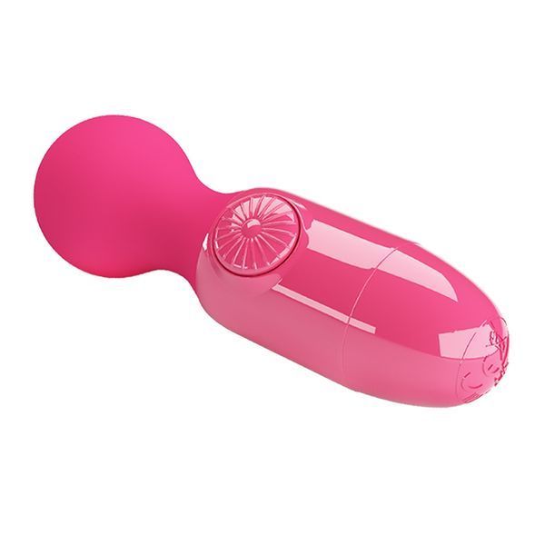 Вибромассажер PRETTY LOVE Mini Stick, силиконовый, розовый, 12 см BI-014998-DC фото