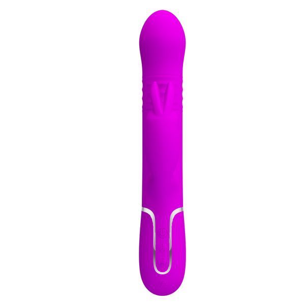 Вібратор PRETTY LOVE Coale Twinkled Tenderness Purple, 7 vibration functions 4 rotation functions 4 BW-500013 фото