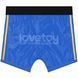 Трусы для страпона LOVETOYS Chic, из искусственной кожи, синие, 36-39 inch waist 66-LV715301C фото 4