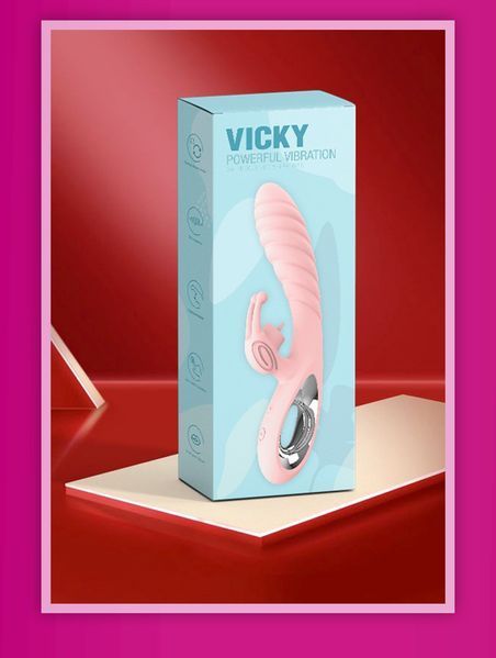 Вибратор BOSS SERIES Vicky, розовый 26-00160 фото
