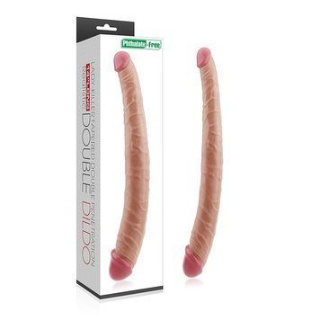 Двосторонній фалоімітатор LOVETOYS Lady-Killer Tapered Double Dildo, 14" / 35,5 см 66-LV2214 фото