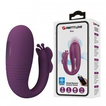 Вібростимулятор PRETTY LOVE - Klay, 10 vibration functions 10 thrusting settings Mobile APP remote c BI-300093HP фото