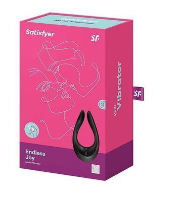 Мультивибратор для пар SATISFYER Endless Joy, водостойкий, черный 73-4001074 фото