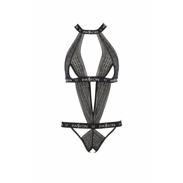 Напівпрозоре боді з вирізами Passion Exclusive Mirajane Body black S/M, black PS26405 фото