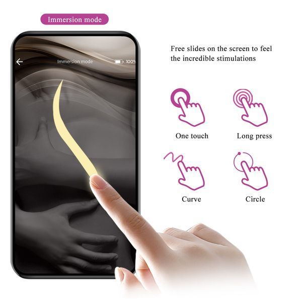 Вібростимулятор PRETTY LOVE - Klay, 10 vibration functions 10 thrusting settings Mobile APP remote c BI-300093HP фото
