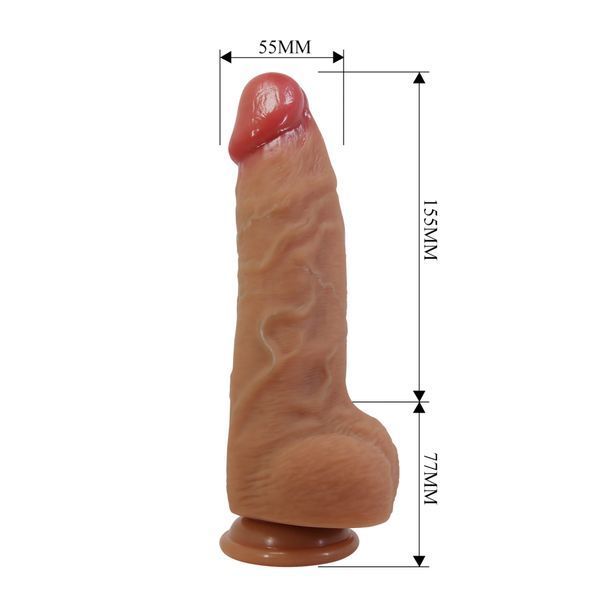 Фалоімітатор Pretty Love Najm 9.1 Super Soft Liquid Silicone Dildo BW-008140N фото