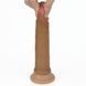 Фаллоимитатор LOVETOYS Dual-Layered Silicone Nature Cock, без мошонки, коричневый 66-LV4002 фото 2