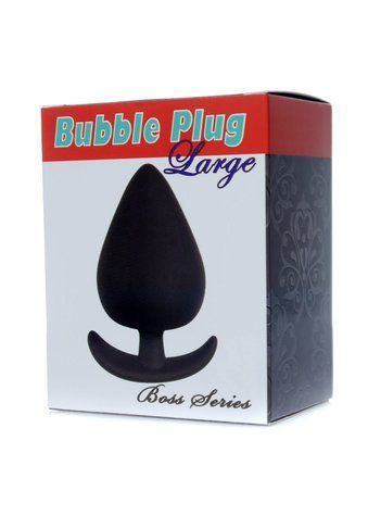 Анальная пробка с вибрацией BOSS SERIES Bubble, Large 67-00059 фото