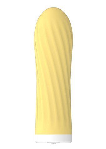 Вібростимулятор Rechargeable Silicone Touch USB Yellow 22-00043 фото