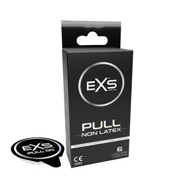 Презервативи 6 SZT. EXS PULL NON-LATEX 12-EXSUNIQ 6 фото