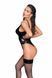 Боді з мокрим ефектом Noir Handmade F244 Powerwetlook body with high cut bottom hem, S SX0161 фото 2