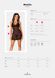 Пеньюар Obsessive Medilla chemise & thong XL/2XL SO9054 фото 5