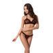 Комплект білизни Passion GIANA BIKINI L/XL, black, напівпрозорі ліф і трусики з бантиками EL15101 фото 1