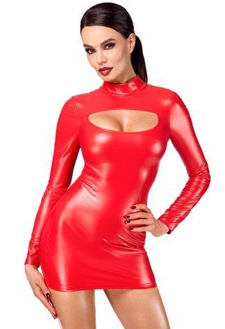 Сукня Noir Handmade F367 Bombshell Bodycon Dress Red M SX4090 фото