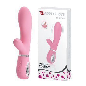 Вібратор PRETTY LOVE THOMAS USB PINK 7 function BI-014621-1 фото