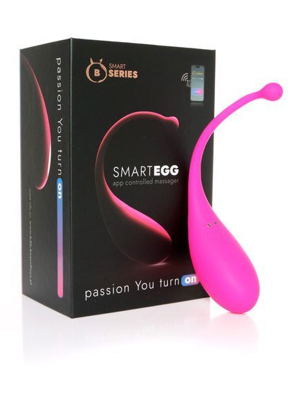 Віброяйце BOSS SERIES Smart Egg, з керуванням через додаток, рожеве 110-00002 фото