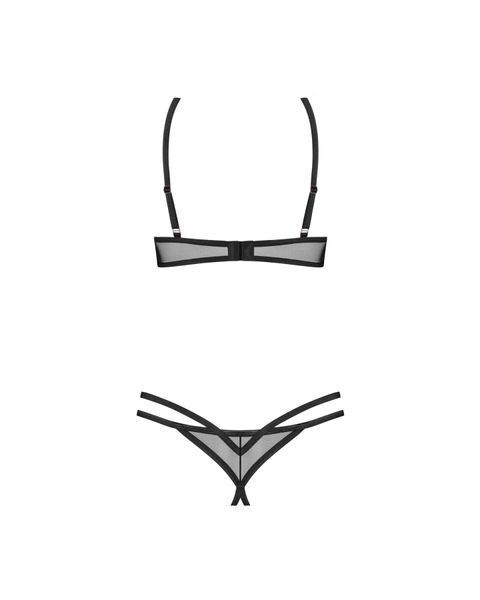 Комплект Obsessive Euridia 2-pcs crotchless set XL/2XL SX3585 фото