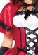 Еротичний костюм Червоної шапочки Leg Avenue Gothic Red Riding Hood S, сукня, накидка SO9122 фото 3