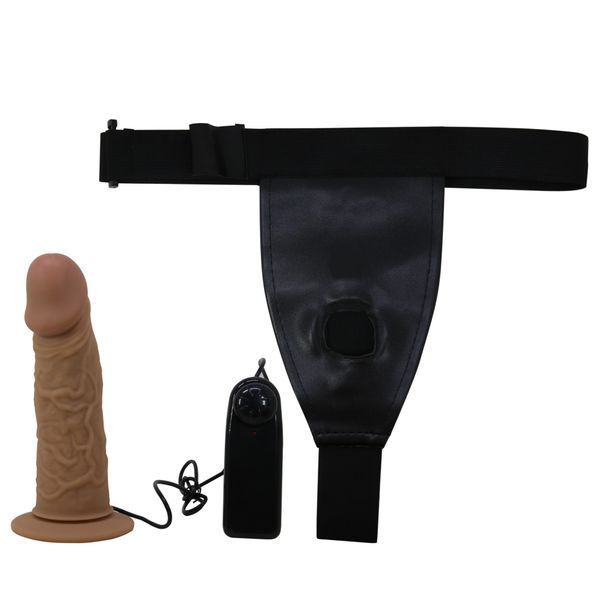 Страпон з вібро STRAP-ON PRETTY LOVE HARNESS BRIEFS BW-022073Z фото