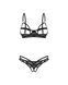 Комплект Obsessive Euridia 2-pcs crotchless set XL/2XL SX3585 фото 4