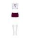 Еротичний костюм студентки Obsessive Student 4 pcs costume L/XL, топ, спідниця, стринги, гольфи SO7732 фото 3