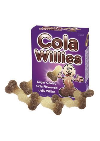 Желейные конфеты в форме пениса SCALA Cola Willies, со вкусом колы, коричневые 30-37011-X-BROWN фото
