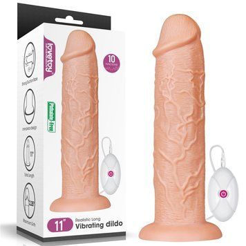Реалистичный вибратор LOVETOYS с присоской и пультом управления 66-LV111121 фото