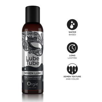 Лубрикант Orgie Lube Tube SEMEN WATER-BASED INTIMATE GEL, 150 ML 69-17267 фото