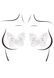 Пестис-метелики з кристалів Leg Avenue Chrysallis nipple sticker, наліпки, світяться у темряві SO9177 фото 1