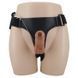 Двойной страпон BAILE Ultra Passionate Harness Dual Penis, телесный, 16 см BW-022066Z фото 3