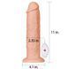 Реалістичний вібратор LOVETOYS з присоскою та пультом керування 66-LV111121 фото 9