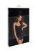(SALE) Сукня Noir Handmade F307 Mirage wetlook mini dress with jewelry rhinestone chain - M SX0280 фото 7