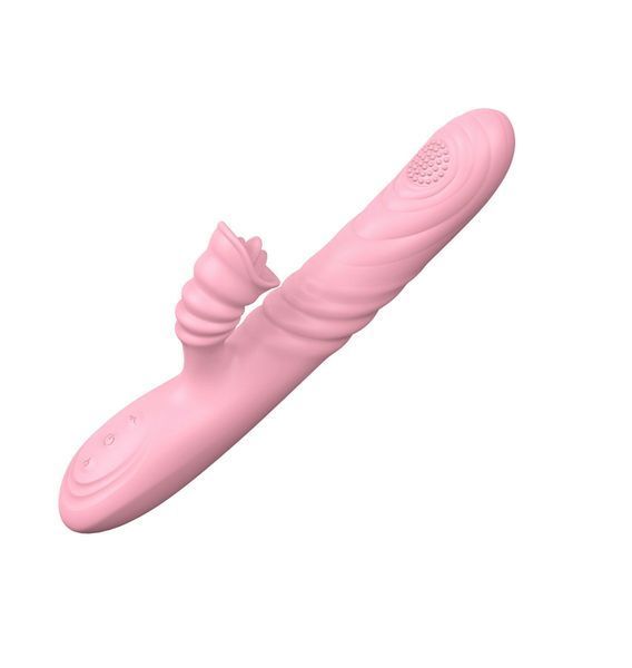 Вібратор Angelia, USB 3 functions of thrusting / 20 vibrations Flesh 26-00141 фото