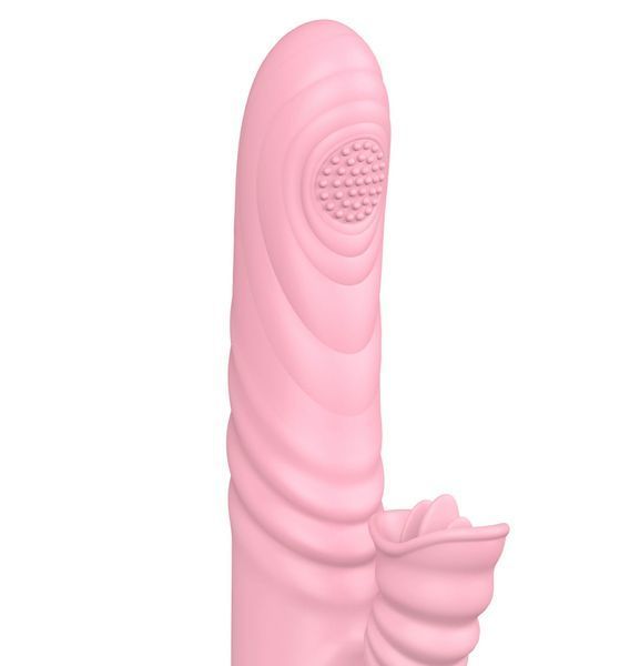 Вібратор Angelia, USB 3 functions of thrusting / 20 vibrations Flesh 26-00141 фото