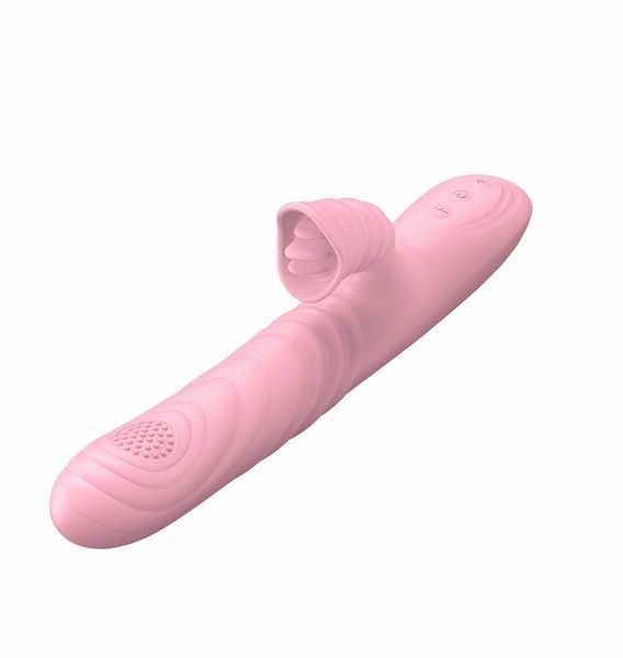 Вібратор Angelia, USB 3 functions of thrusting / 20 vibrations Flesh 26-00141 фото