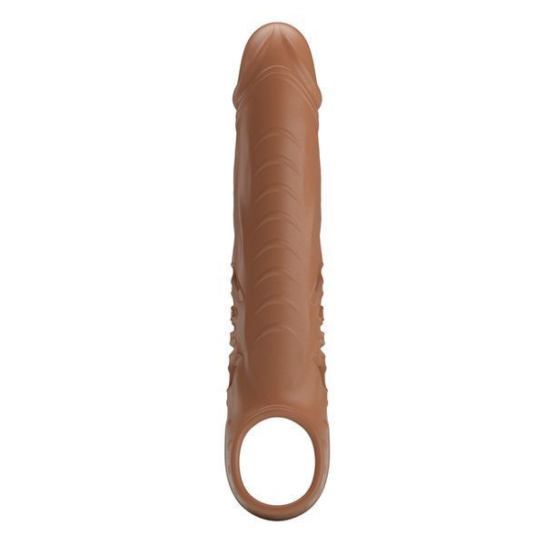Насадка на пеніс з пультом керування PRETTY LOVE PENIS SLEEVE, TPE,3 removeable 1 inch extenders BI-026270W фото