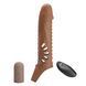 Насадка на пеніс з пультом керування PRETTY LOVE PENIS SLEEVE, TPE,3 removeable 1 inch extenders BI-026270W фото 2
