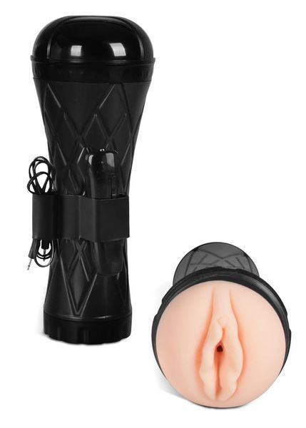 Вібро мастурбатор Masturbator-Vibrating Vagina cyber skinLatarka 60-00025 фото