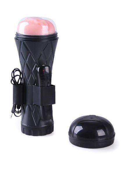 Вібро мастурбатор Masturbator-Vibrating Vagina cyber skinLatarka 60-00025 фото