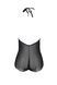 Боді Passion LEAFA BODY black, L/XL, на зав'язках, м'яка чашка, низ у вигляді шортиків SX0500 фото 4
