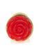 Анальна металева пробка Plug-Jewellery Gold PLUG ROSE- Red 64-00125 фото 9