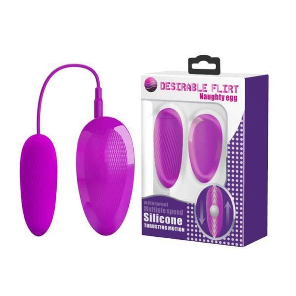 Віброяйце PRETTY LOVE Desirable Flirt Naughty Egg, фіолетове MC-29 фото