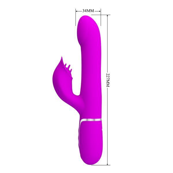Вібратор PRETTY LOVETwinkled Tenderness Purple, 7 vibration functions 4 rolling functions Memory fun BW-500012 фото