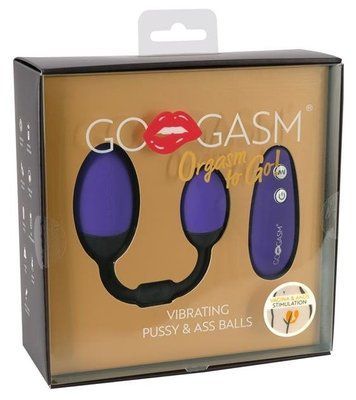 Набор вибро-шариков ORION GoGasm Vibrating Pussy & Ass Balls, фиолетовый 42-05977750000 фото