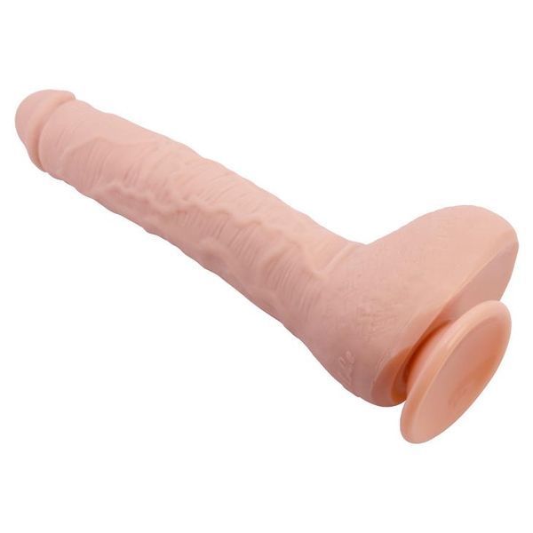 Реалістичний фалоімітатор з мошонкою Pretty Love Beautiful Dick, тілесний, 28 см BW-008038NR фото