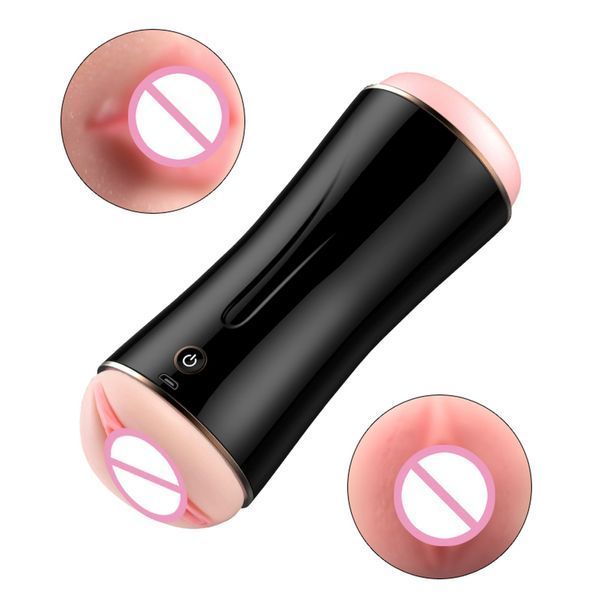 Мастурбатор з вібрацією Cup USB 10 function + Interactive Function / Double Ends 63-00030 фото